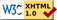 w3c xhtml 1.0 